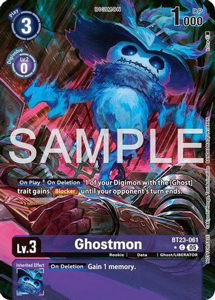Ghostmon (Hacker's Slumber Box Promotion Pack) (BT23-061) - Hackers' Slumber Foil
