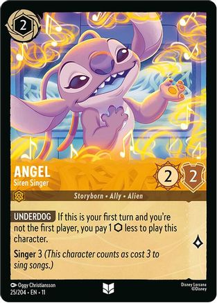 Angel - Siren Singer (25/204) - Winterspell Cold Foil