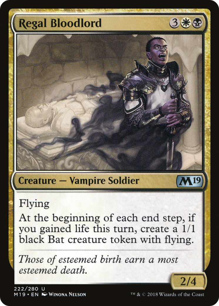 Regal Bloodlord (M19-222) - Core Set 2019
