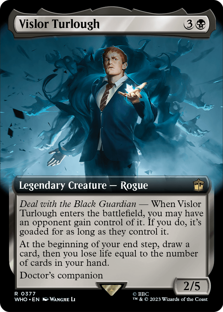Vislor Turlough (Extended Art) (WHO-377) - Doctor Who: (Extended Art) Foil