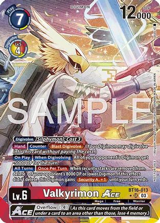Valkyrimon ACE (Winner) (BT16-013) - Hackers' Slumber Release Event Cards Foil