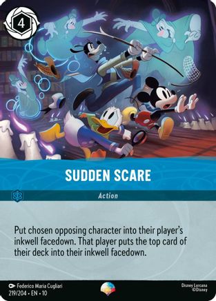 Sudden Scare (Epic) (219/204) - Whispers in the Well Holofoil