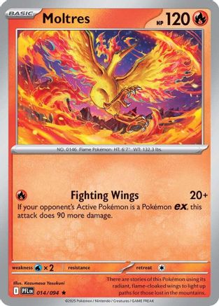 Moltres 014  ME02 Phantasmal Flames - Rare