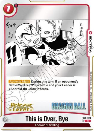 This is Over, Bye (FB06-023) - Manga Booster 02 Release Event Cards Holofoil
