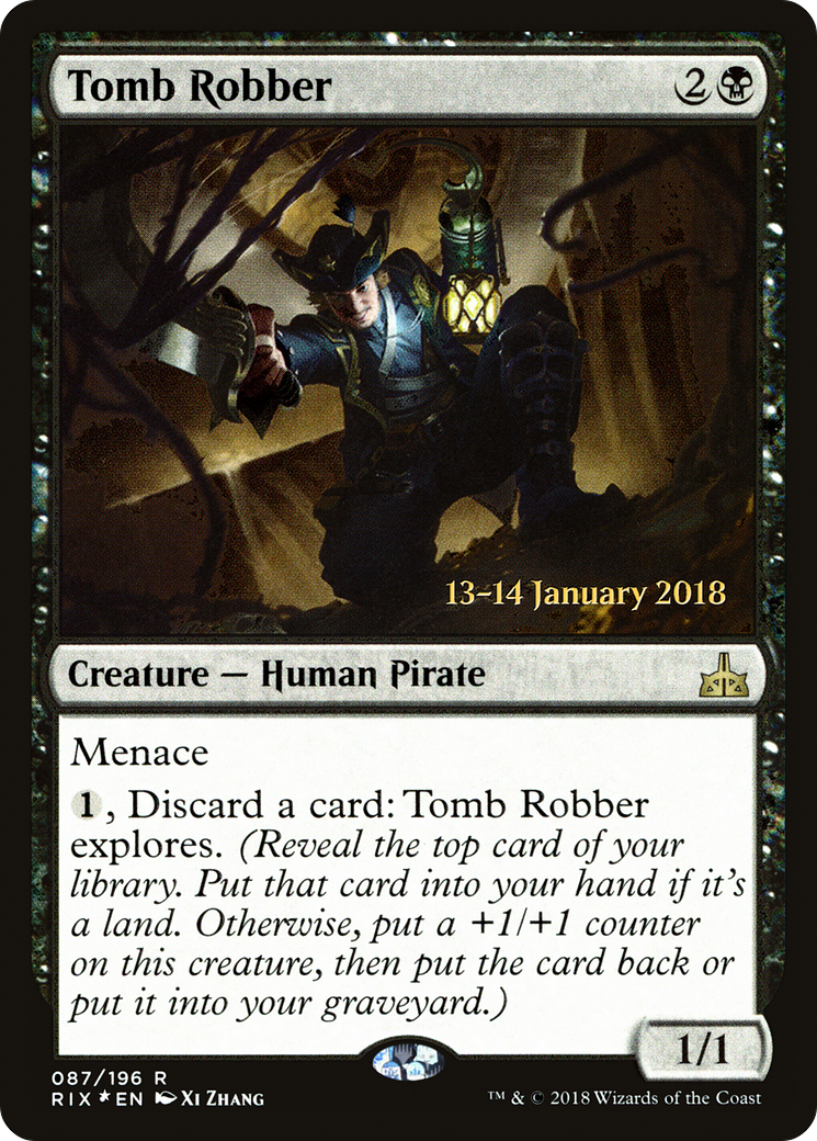 Tomb Robber (PRE-87S) - Rivals of Ixalan Promos Foil