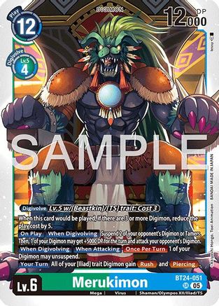 Merukimon (BT24-051) - Time Stranger Foil