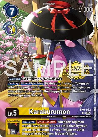Karakurumon (Championship 25-26 Season 2 Tamers Pack) (EX9-032) - Versus Monsters Foil