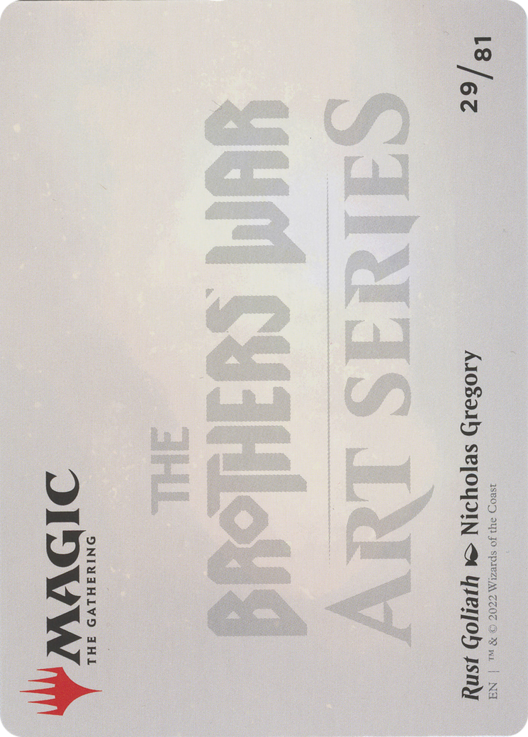 Rust Goliath // Rust Goliath (ABRO-029) - The Brothers' War Art Series (Borderless)