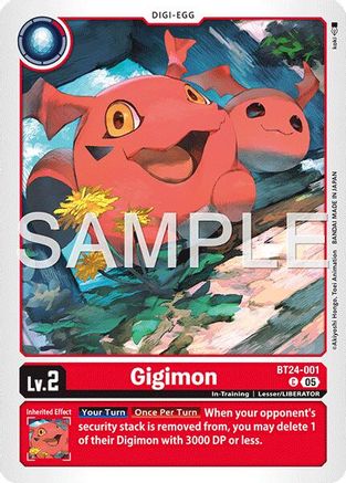 Gigimon (BT24-001) - Time Stranger
