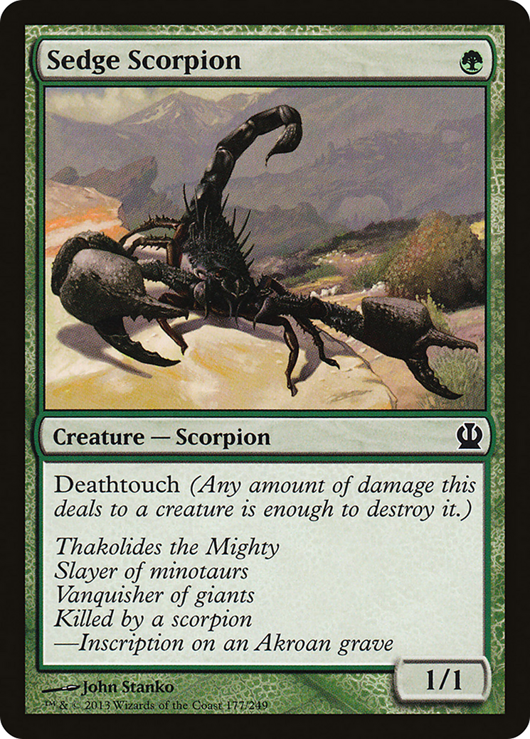 Sedge Scorpion (THS-177) - Theros