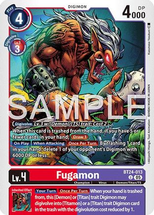 Fugamon (BT24-013) - Time Stranger