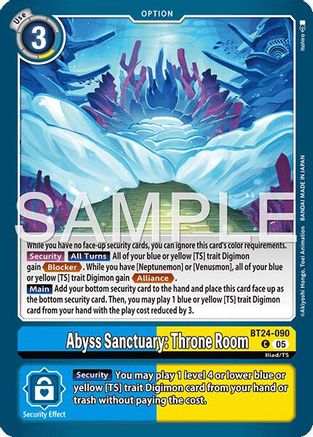 Abyss Sanctuary: Throne Room (BT24-090) - Time Stranger