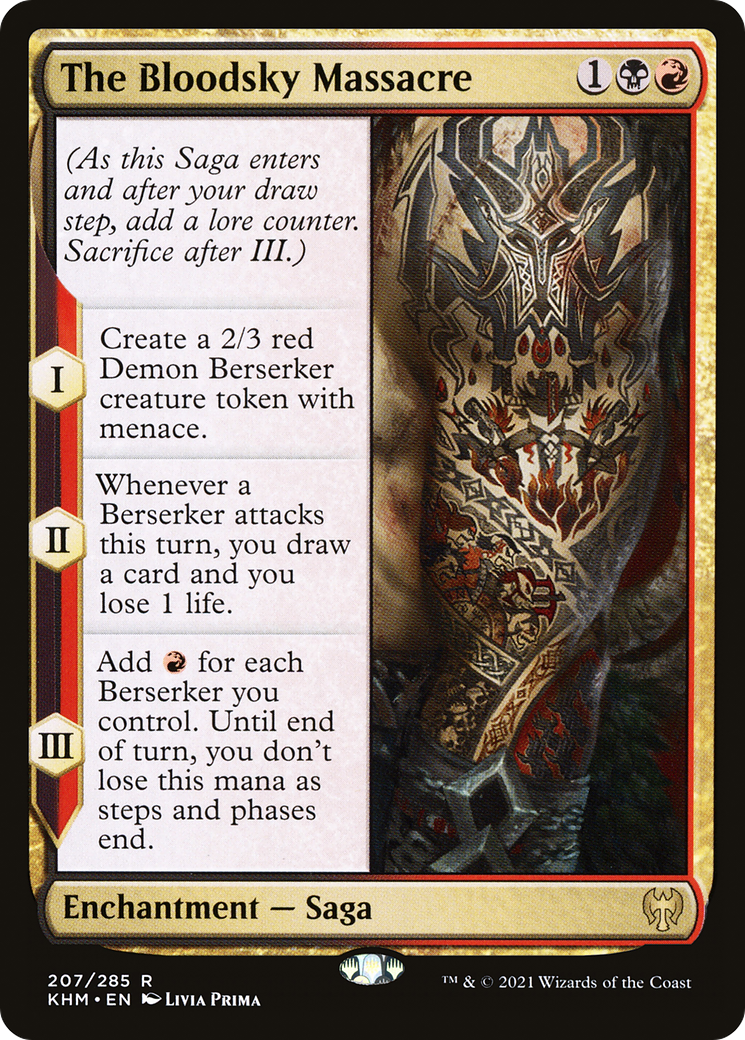 The Bloodsky Massacre (KHM-207) - Kaldheim Foil