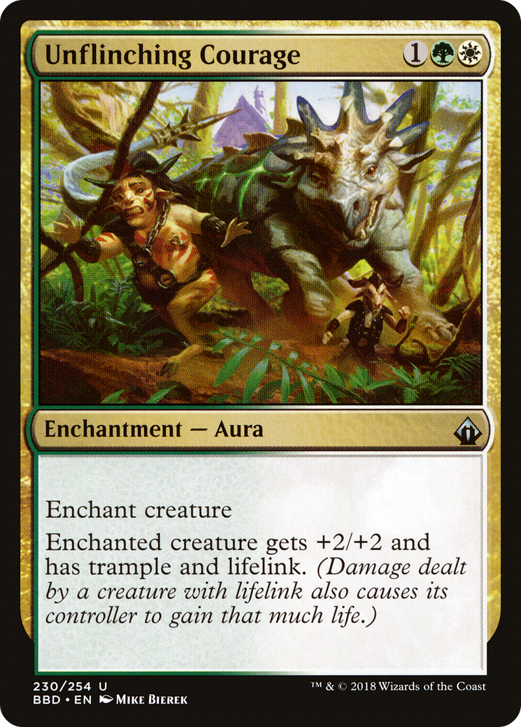 Unflinching Courage (BBD-230) - Battlebond Foil