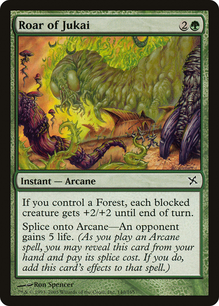Roar of Jukai (BOK-140) - Betrayers of Kamigawa Foil
