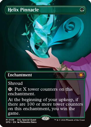 Helix Pinnacle (Borderless) (SPG-139) - Special Guests Foil