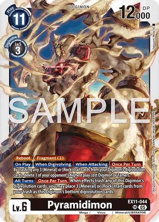 Pyramidimon (EX11-044) - Dawn of Liberator Foil