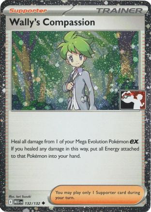 Wally's Compassion (Cosmos Holo) 132/132  - Holofoil Prize Pack Series Cards - Uncommon