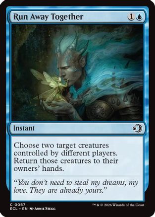 Run Away Together (ECL-067) - Lorwyn Eclipsed Foil