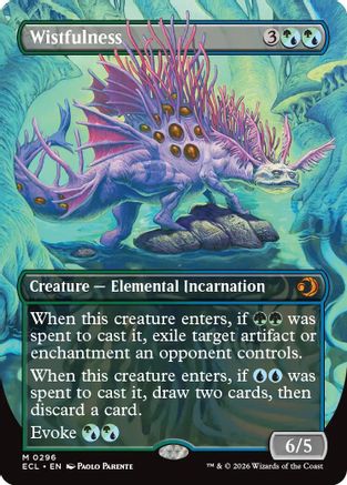 Wistfulness (Borderless) (ECL-296) - Lorwyn Eclipsed