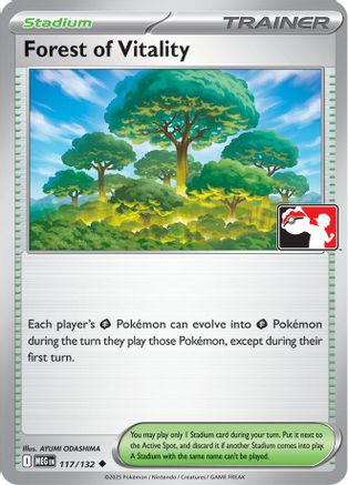 Forest of Vitality 117/132  - Holofoil Prize Pack Series Cards - Uncommon