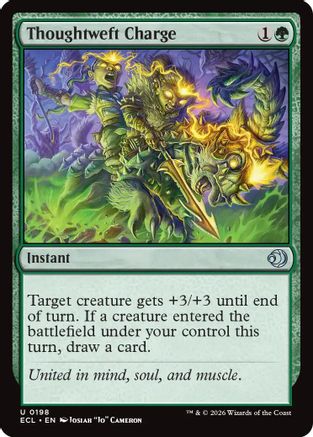 Thoughtweft Charge (ECL-198) - Lorwyn Eclipsed