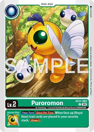 Puroromon (EX11-003) - Dawn of Liberator