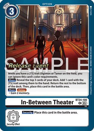 In-Between Theater (BT24-100) - Time Stranger Release Event Cards Foil