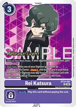 Rei Katsura (BT24-087) - Time Stranger Release Event Cards Foil