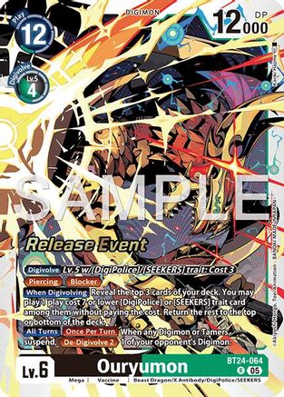 Ouryumon (BT24-064) - Time Stranger Release Event Cards Foil