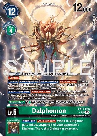 Dalphomon (Alternate Art) (EX11-036) - Dawn of Liberator Foil