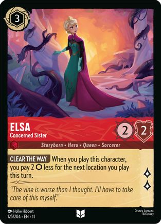Elsa - Concerned Sister (125/204) - Winterspell