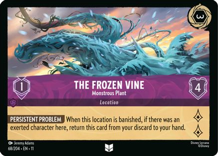 The Frozen Vine - Monstrous Plant (68/204) - Winterspell Cold Foil