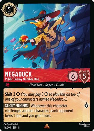 Negaduck - Public Enemy Number One (116/204) - Winterspell