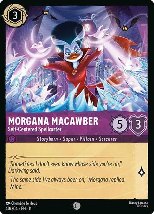 Morgana Macawber - Self-Centered Spellcaster (40/204) - Winterspell Cold Foil