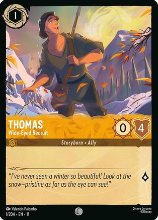 Thomas - Wide-Eyed Recruit (1/204) - Winterspell