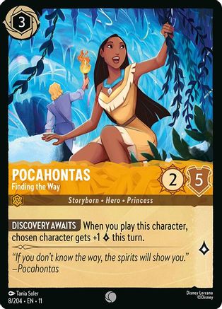 Pocahontas - Finding the Way (8/204) - Winterspell Cold Foil