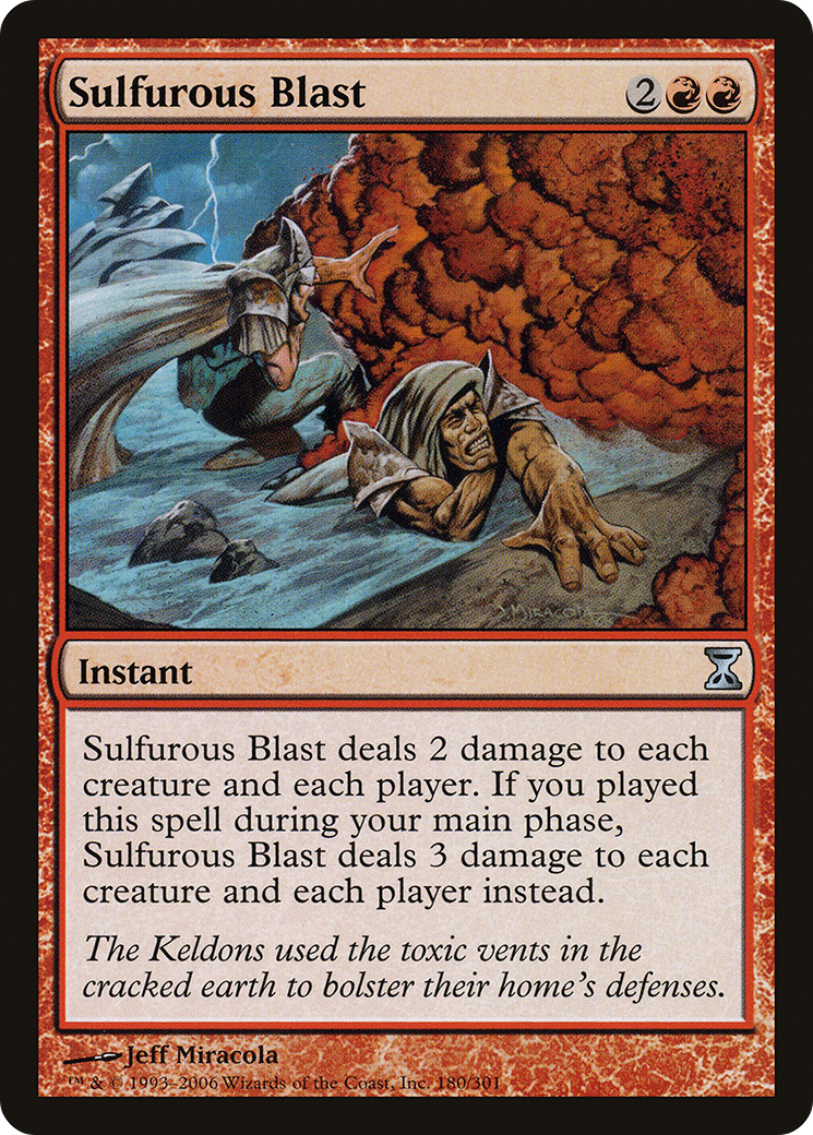 Sulfurous Blast (TSP-180) - Time Spiral Foil