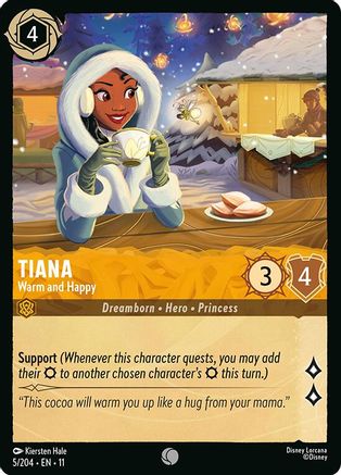 Tiana - Warm and Happy (5/204) - Winterspell