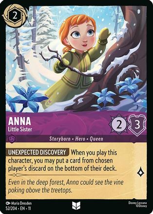 Anna - Little Sister (52/204) - Winterspell Cold Foil