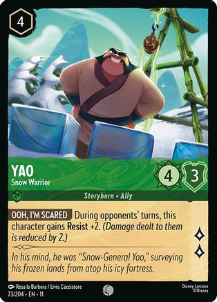 Yao - Snow Warrior (73/204) - Winterspell