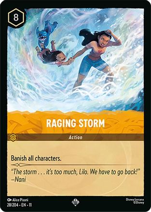 Raging Storm (28/204) - Winterspell Cold Foil