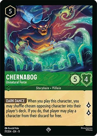 Chernabog - Unnatural Force (77/204) - Winterspell Cold Foil