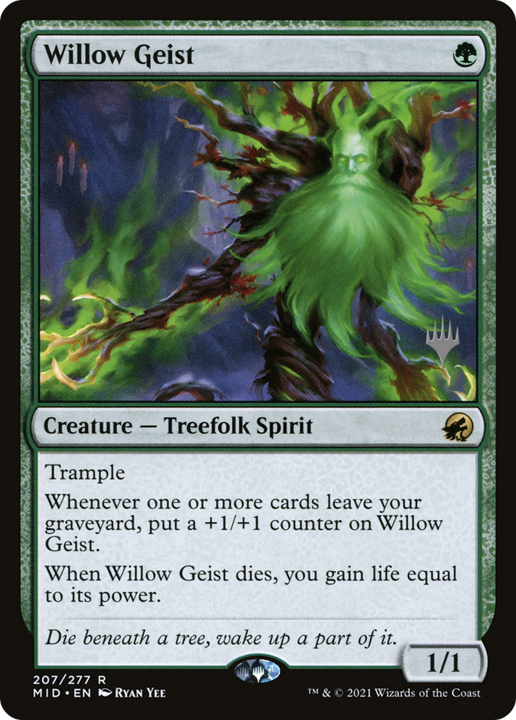 Willow Geist (PPMID-207) - Innistrad: Midnight Hunt Promos Foil