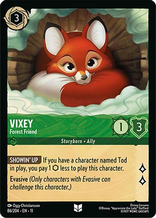 Vixey - Forest Friend (86/204) - Winterspell Cold Foil