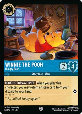 Winnie the Pooh - Hungry Bear (151/204) - Winterspell