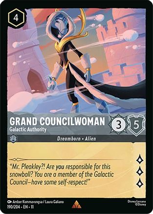 Grand Councilwoman - Galactic Authority (190/204) - Winterspell Cold Foil