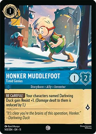 Honker Muddlefoot - Timid Genius (143/204) - Winterspell