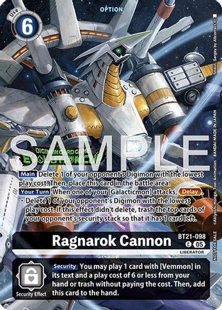 Ragnarok Cannon (Evolution Cup 2026 Vol. 1 Top 4) (BT21-098) - World Convergence Foil