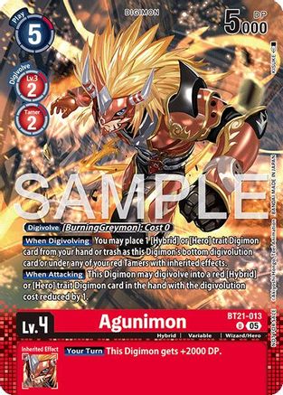 Agunimon (Event Pack 9) (BT21-013) - World Convergence Foil
